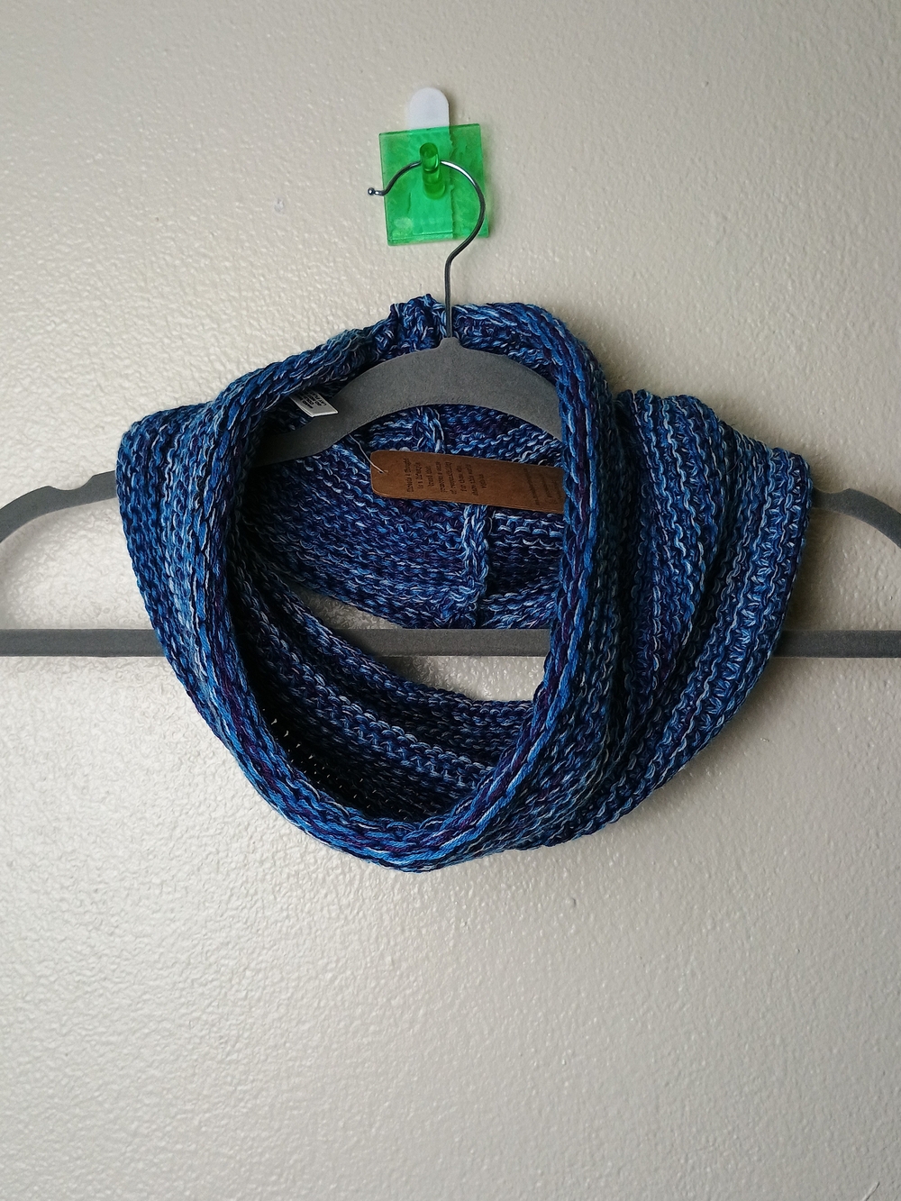 Threads 4 Thought Blue Multi-Tone Knit Infinity Scarf